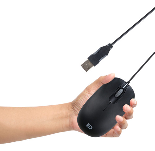 Sgin Mouse Usb Con Cable, Uso De Mano Derecha O Izquierda, M