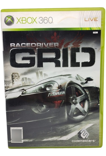 Jogo Grid Racedriver Xbox 360 Original Mídia Física Com Nfe (Recondicionado)