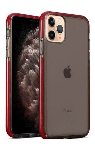 Capa Acrílica Antishock Para Apple iPhone 11 Pro - Vermelha