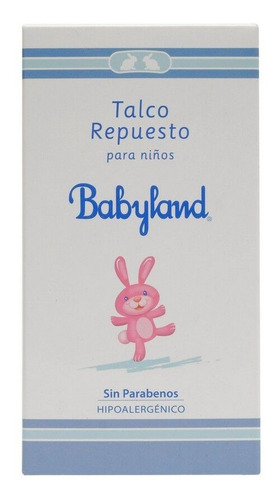 Babyland Talco Repuesto Para Niños Hipoalergénico 200 Grs