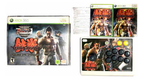 Tekken 6 Limited Edition Arcade Stick Juego Artbook Xbox 360