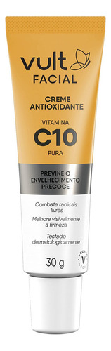 Vult Facial Vitamina C 10% - Creme Antioxidante 30g