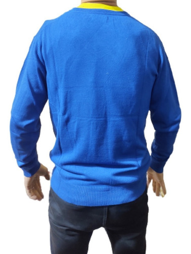 Imagen 4 de 4 de Sweater Buzopulover Hombre De Hilo