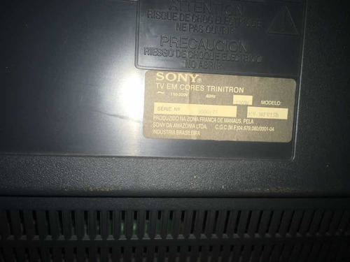 Tv Sony Kv-38fv15b 38 Polegadas Único Dono. Retirar.nãoenvio