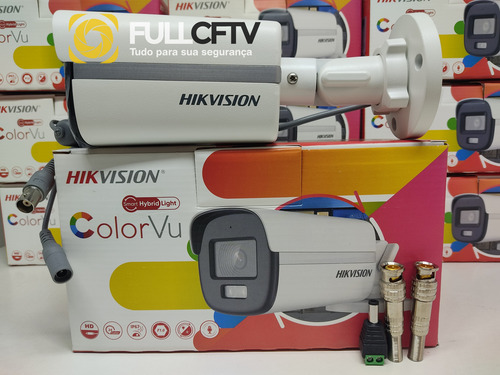 Kit Dvr Hikvision 16 Ch / 10 Colorvu Com Áudio / Hd 2teras