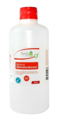 Alcohol Desnaturalizado 95º Family Set - Frasco 250 Cc