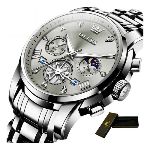 Relojes De Cuarzo Con Diamantes De Lujo Olevs Luminous
