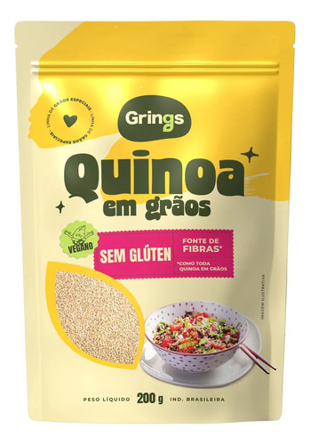 Quinoa Em Grãos Grings 200g