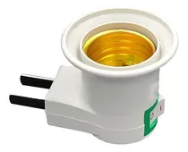 Comprar 2 Adaptador Enchufe A Socket Para Foco Con Interruptor 
