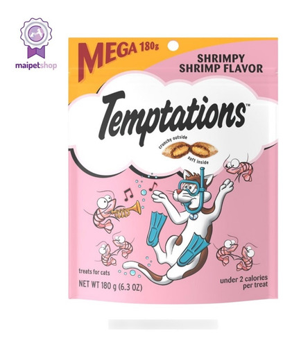 Temptations Para Gato Sabor Camarón