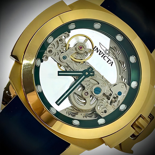 Relógio Coalition Forces 26708 Banhado A Ouro 18k Original