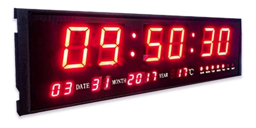 Reloj Led Digital  Calendario,temperatura,fecha,dias,año