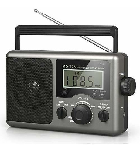 Radio De Onda Corta Portátil  Radio Transistor Am Fm M...