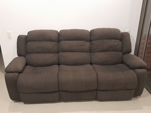 Sofa Reclinable 3 Puestos En Excelente Estado