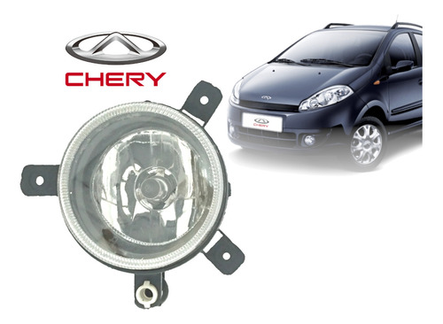 Faro Antiniebla Izquierdo Para Chery Arauca Mica De Vidrio