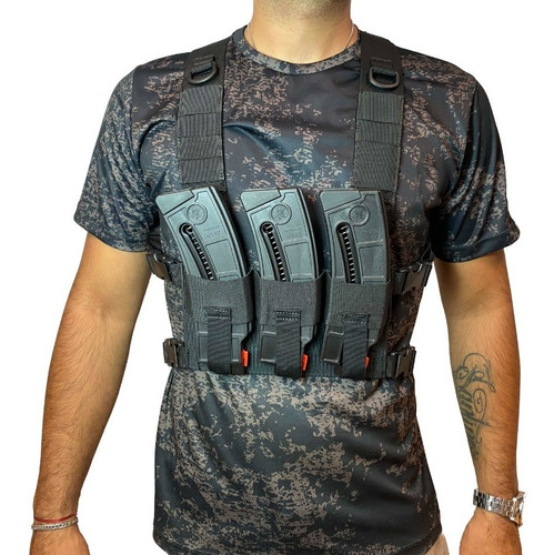 Chaleco Tactico Chest Rig Porta Cargador Rbn Tactical