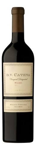 Vino Dv Catena Nicasia San Carlos Malbec 750ml Catena Zapata