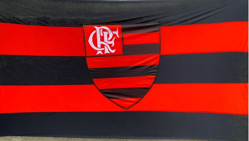 Bandeira Flamengo Gigante 2,00x1,50 Tecido