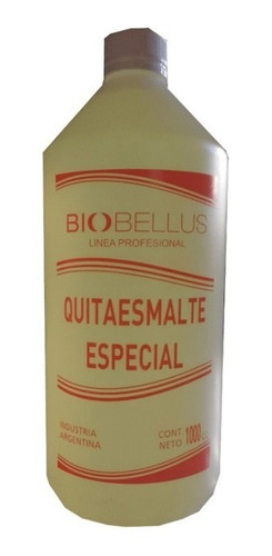 Biobellus Quitaesmalte Especial Sin Acetona X 1000 Ml