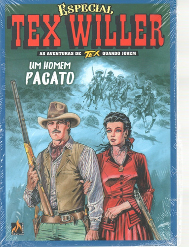 Tex Willer Especial N° 2 - Um Homem Pacato - 132 Páginas - Em Português - Editora Mythos - Formato 15 X 21 - Capa Mole - 2022 - Bonellihq Cx488 A23