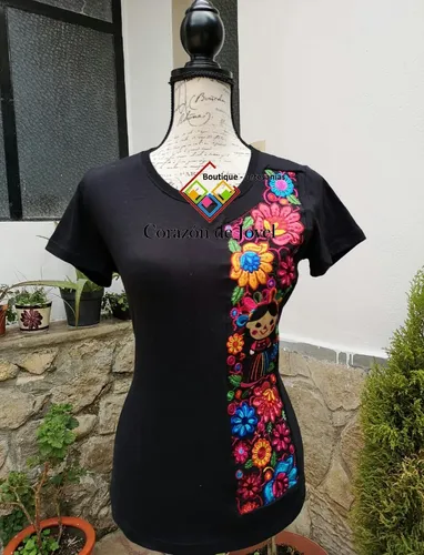 Playeras bordadas artesanales new arrivals
