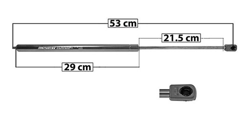 Amortiguador Cofre C/garantía Spart C200 2001 - 2004