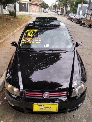 Fiat Stilo Sporting Dual 1.8 Flex 2010 Preto C/ Teto Solar
