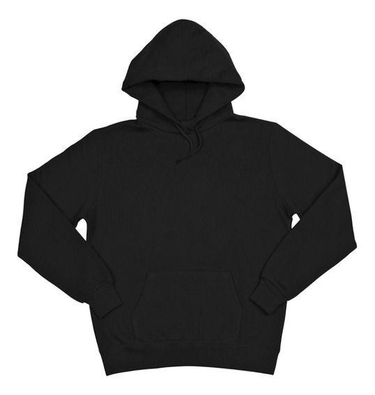 sudadera negra mujer lisa