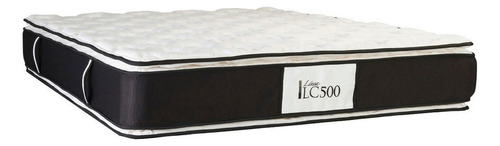 Colchón King de resortes La Cardeuse LC 500 - 190cm x 200cm x 33cm con doble luxury pillow top