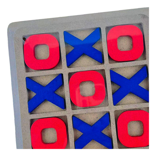Juego De Madera Toe Tabletop Blocks Estrategia Brain Puzzle