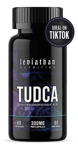 Leviathan Nutrition Tudca  Limpieza Hepática 300 Mg 60 Caps