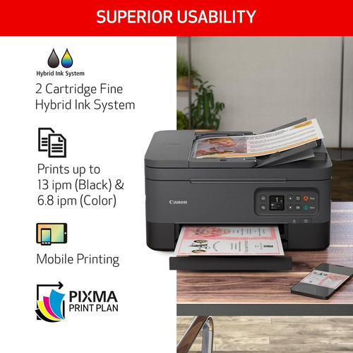 Impresora Multifuncional Inalámbrica Canon Pixma Tr7020a