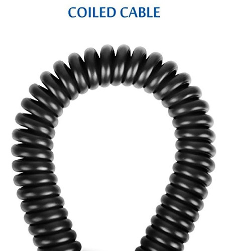 Ucec Cable Mini Hdmi En Espiral De 11.81  / 30 Cm A Hdmi Com