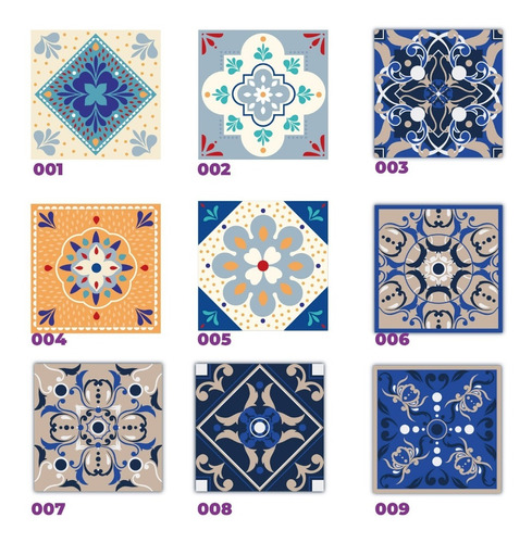 Imagen 1 de 10 de Azulejos Autoadhesivo Cocina 12 Un. 15x15 Sticker