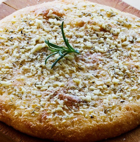 Pan Foccacia Keto Con Ajo Y Romero