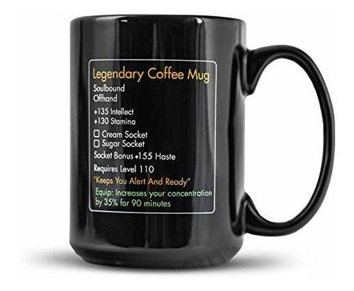 Taza Mmo - Taza De Café Legendaria Nivel 110 - Taza De Café 