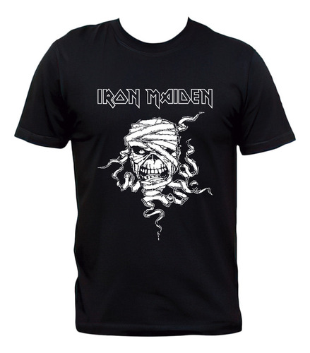 Remera Iron Maiden Momia Heavy Metal 100% Algodón
