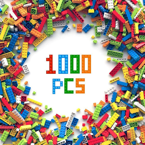 1000pcs Los Ladrillos Del Edificio Set De Regalo De Cum...