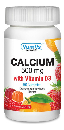 Calcio Con Gomas De Vitamina D3 De Yumv's | Suplemento Diett