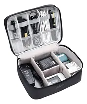 Comprar Organizador De Viaje Para Cables Usb Cargador Electrónica | Estuche Organizador De Valija Lookmy Negro |