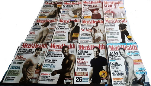 Colección De 12 Revistas Men´s Health  Año 2005 