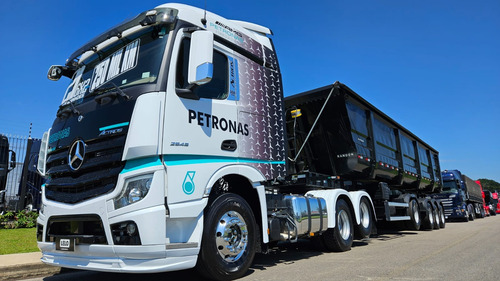 Mb 2548 6x2 Petronas Ano 21+ 4 Eixo Basculante 55m3 Randon