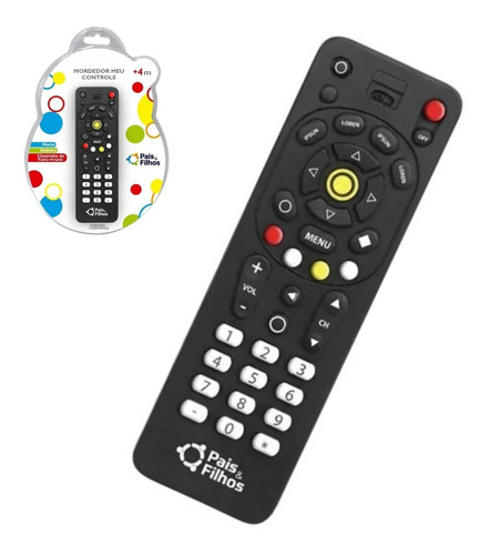 Imagem 2 de 3 de Mordedor Controle Remoto Bebês Macio Pais&filhos Antistress