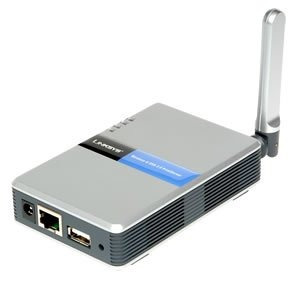 Cisco-linksys Wireless-g Wps54g 802.11g Servidor De Impresió
