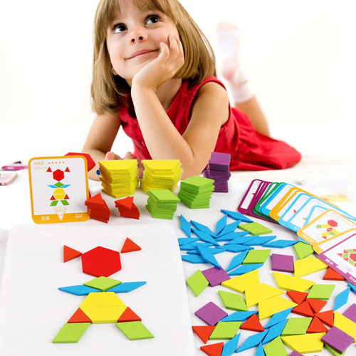 R, 155 Piezas, Juego De Bloques Con Forma De Rompecabezas Co