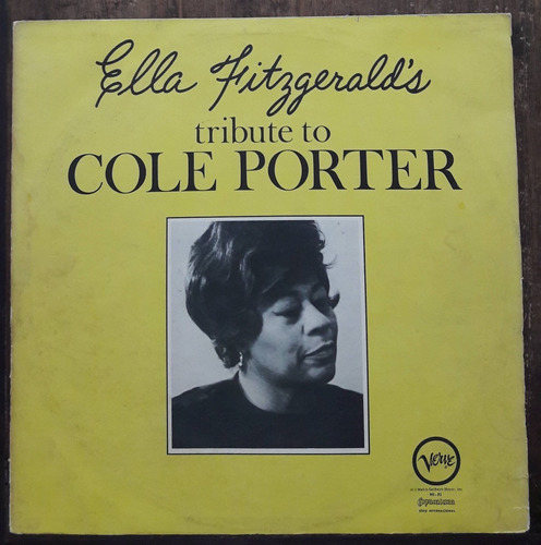 Lp Vinil (vg/+ Ella Fitzgerald's Tribute To Cole Porter Blue