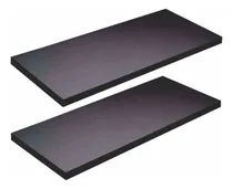 Comprar Kit 02 Prateleiras 25mm Mdf 90x20 Mdf Preto 90x20cm Nichos.