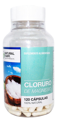 4 Meses Cloruro De Magnesio 120 Capsulas 500mg Fatiga