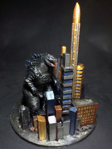 Godzilla Figura Película Ciudad Coleccionable Nuevo Godzila