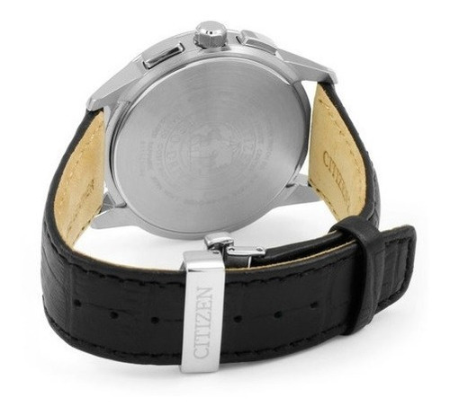 At8110-02a Reloj Citizen World Chronograph Negro/plateado